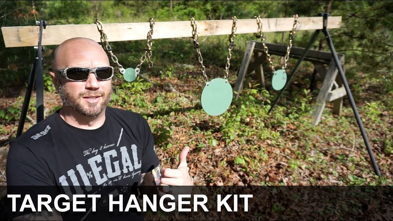 Proper way to hang shooting steel