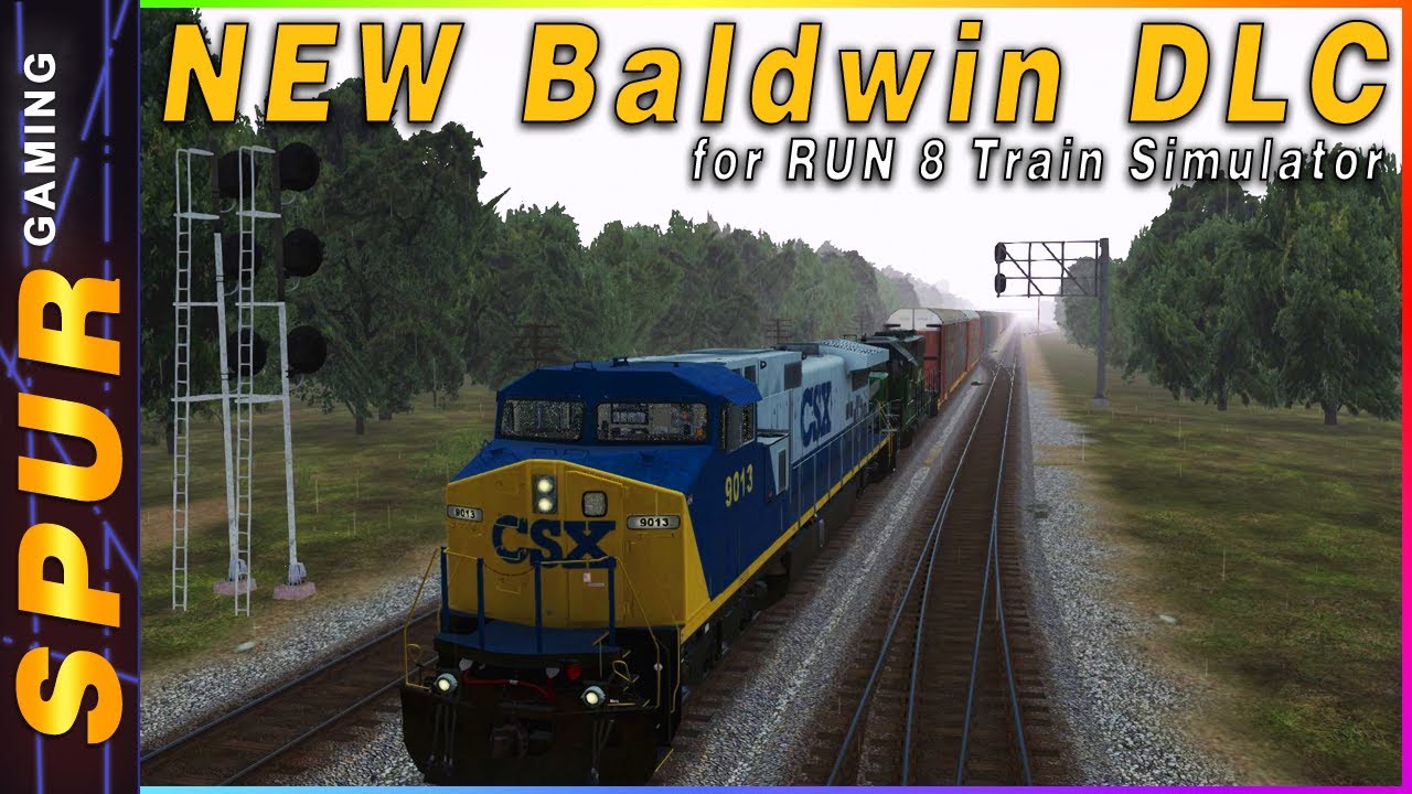 Exploring the NEW Baldwin DLC for Run 8 Train Simulator
