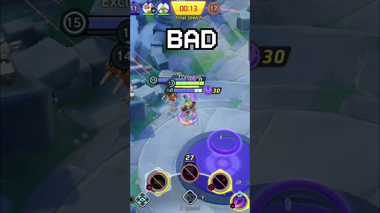Pro Player Gets Called BAD At Pokemon Unite😂