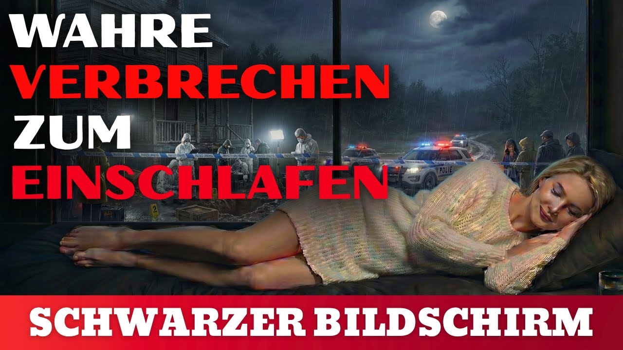 Schwarzer Bildschirm: Das Versteck der Harland-Farm - True Crime zum Einschlafen (Regen)