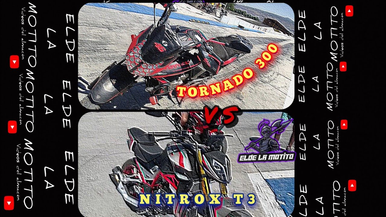 TORNADO 300 vs NITROX T3🔥-Tiro Vento- videos del almacén 35/1000