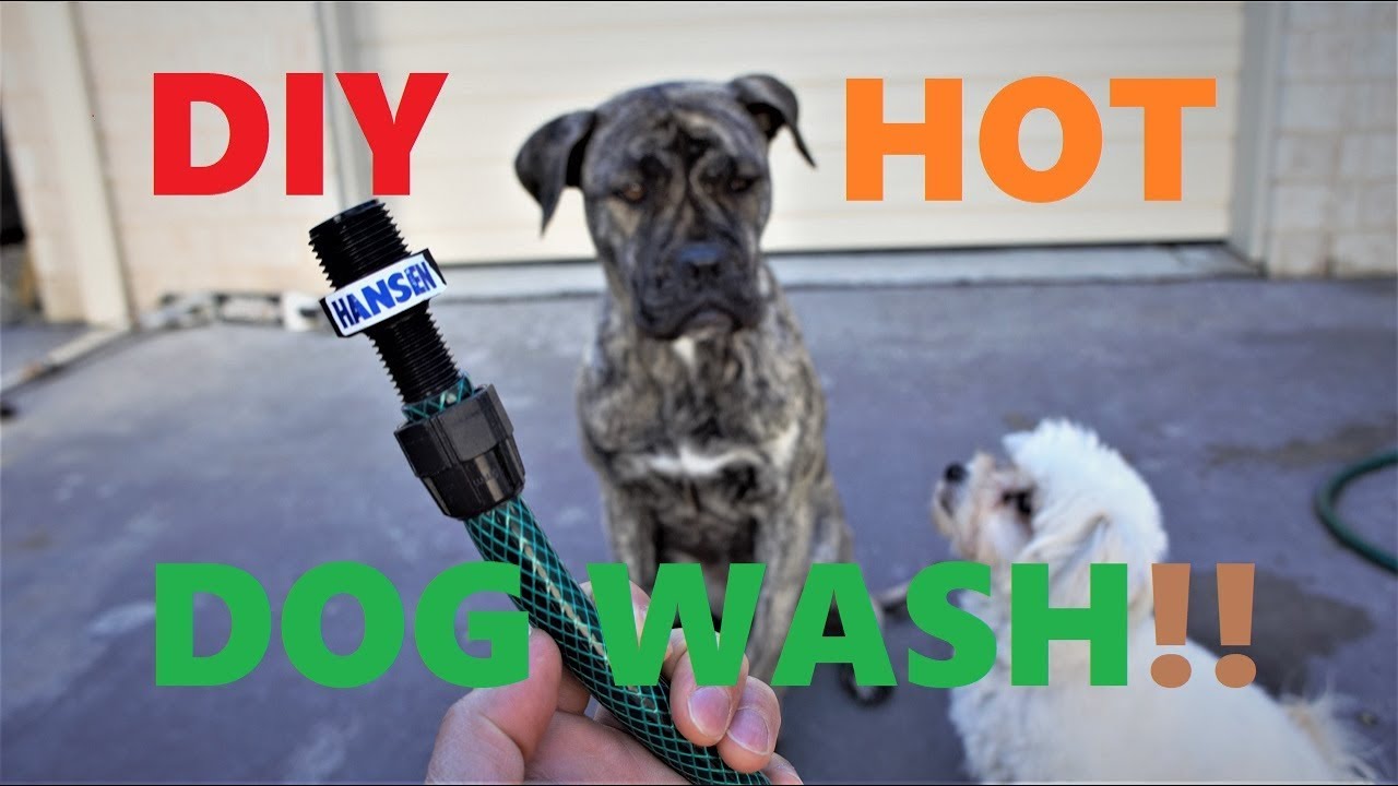 Make your outdoor DIY HOT Water Dog Shower at Home