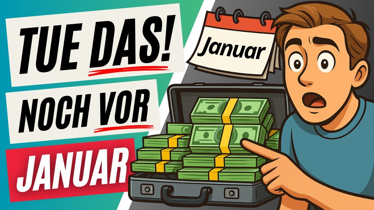 9 Dinge, die du VOR 2026 finanziell unbedingt noch TUN MUSST!