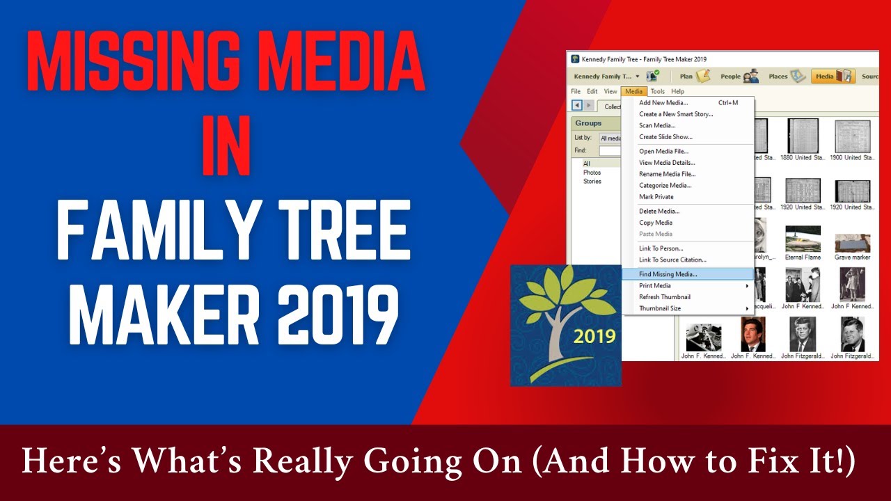 Missing Media in Family Tree Maker 2019? Here&rsquo;s What&rsquo;s Really Going On