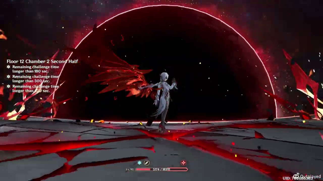 Spiral Abyss 5.0 Floor 12 9 Stars (Furina c6r1 solo), (Arlecchino c0r1, Bennet c6 duo)