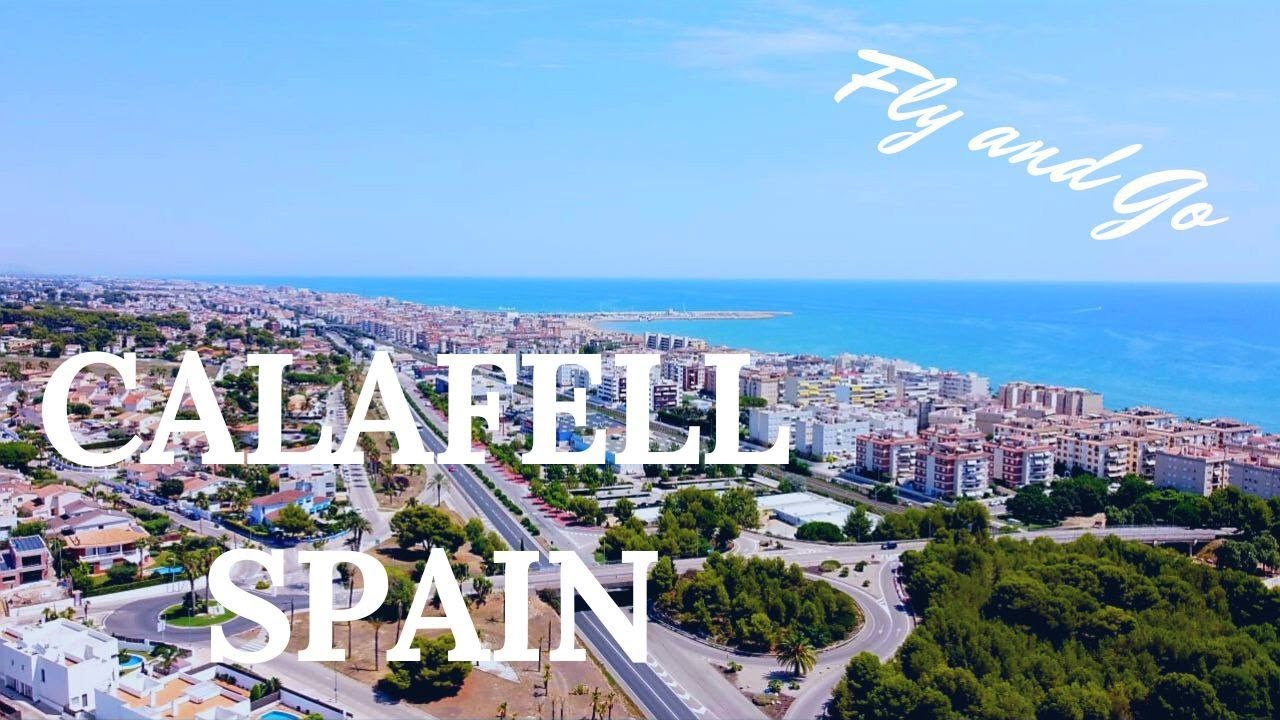 Calafell from the Sky. Catalonia. Spain with Fly and Go