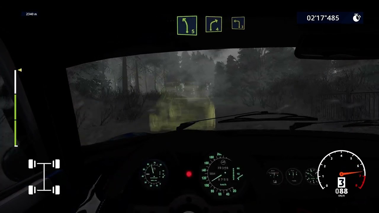 🌨️ Alpine A110 World Rally Car Suecia, interior 🌨️