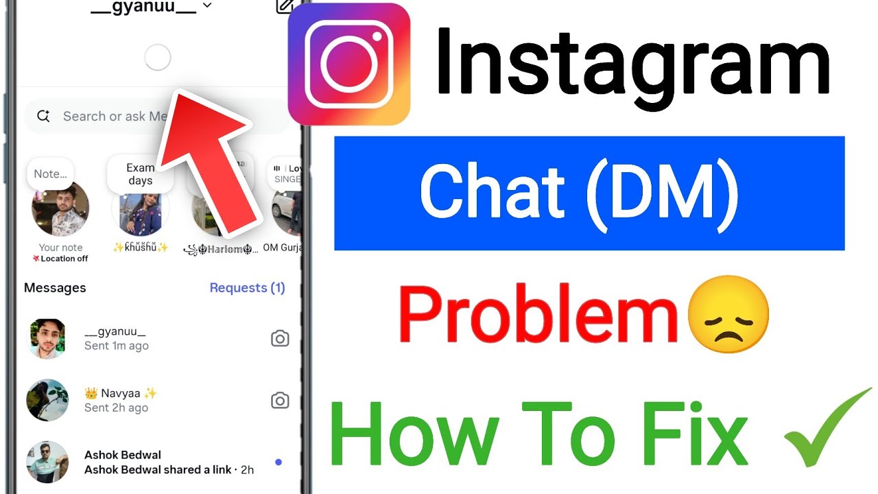 Instagram DM Button Not Working Problem Today 😥 || Instagram chat box not open Today Problem