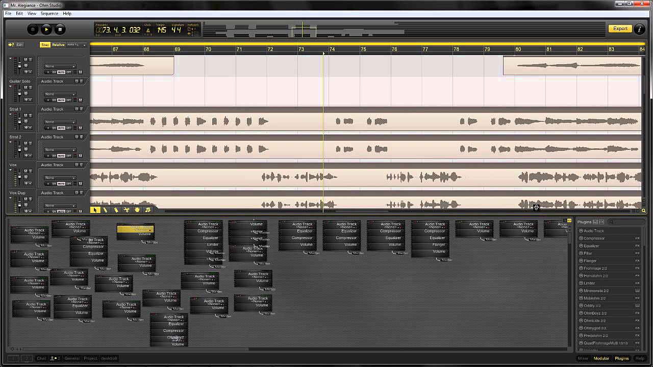 Mr Alegiance Ohm Studio screencap video