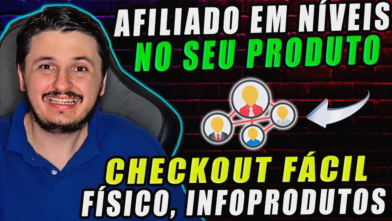 Afiliados em Níveis no Seu Produto | Físico ou Infoprodutos | Checkout Fácil