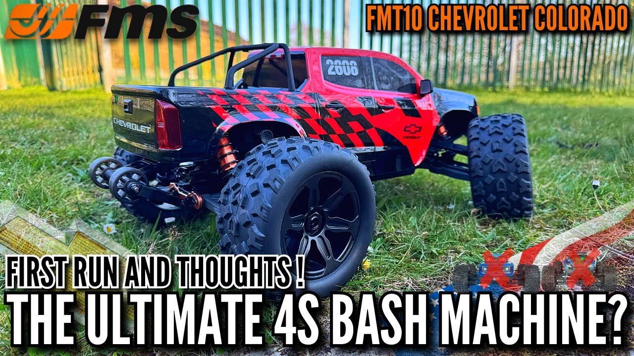 FMS FMT-10 RC First Run – New King of 4S Bashing Action!