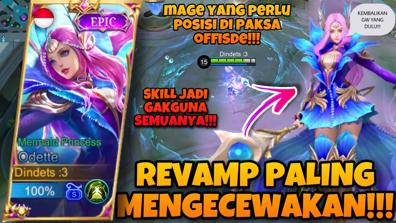 KECEWA PARAH DENGAN REVAMP ODETTE KALI INI!!! SKILL SEMUA GAK ADA GUNANYA!!!
