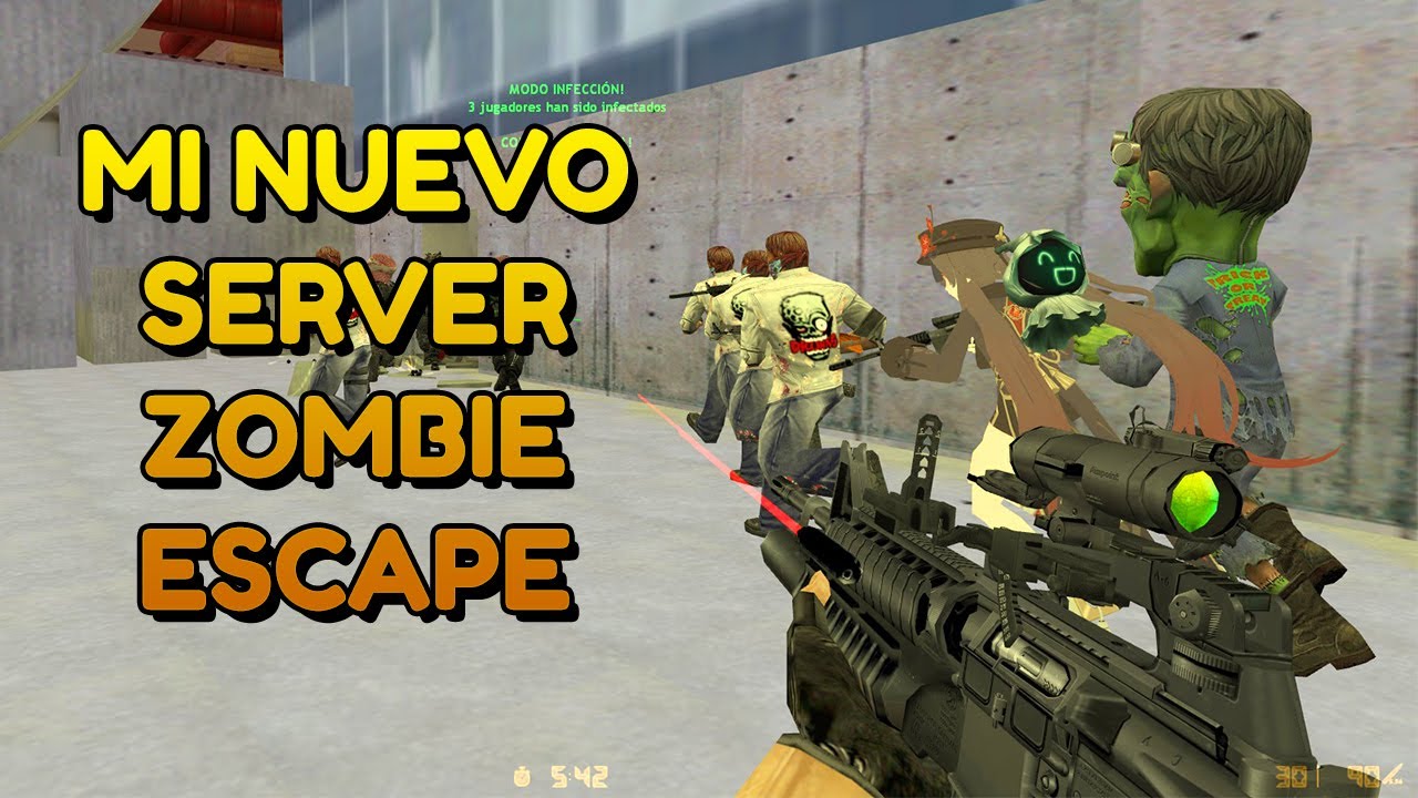 ¡Mi NUEVO SERVIDOR Zombie Escape 2024 en CS 1.6! 🔥