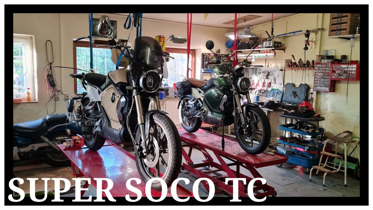 SUPER SOCO TC (1) Снимаем колёса