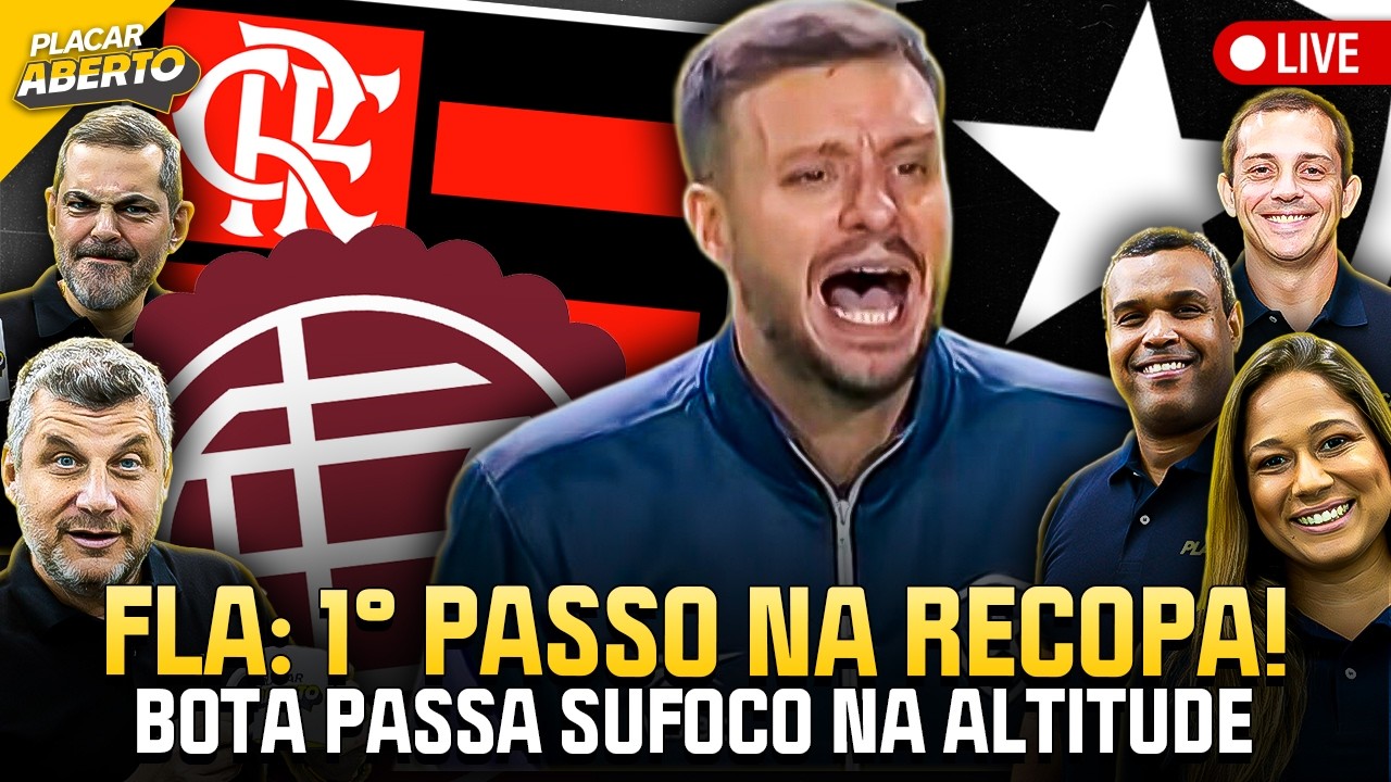 LANÚS X FLAMENGO: PEDRO VAI JOGAR? BOTAFOGO DERROTADO NA LIBERTADORES E MAIS | Placar Aberto | 19/02