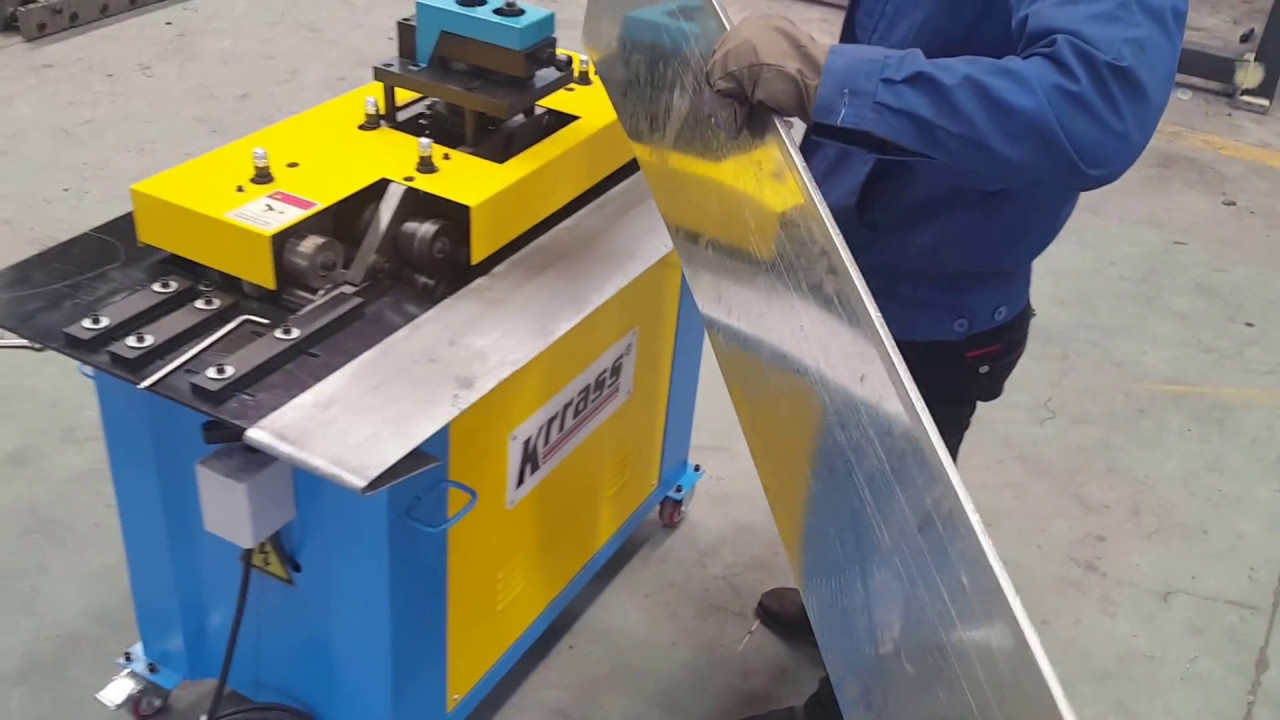 S Clip Lock Forming Machine | Pittsburgh Lockformer |SA-15HB Ductwork Pittsburgh Lock From KRRASS