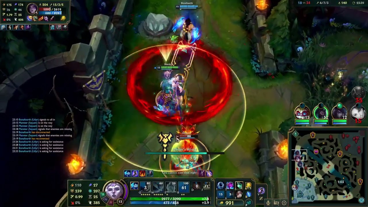 Highlight - League of Legends - Sejuani - 10/10/12 - 5v5 Ranked Solo - Lose - 10:50am