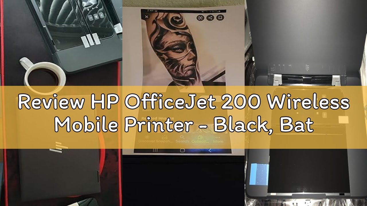 Review HP OfficeJet 200 Wireless Mobile Printer - Black, Battery Included (CZ993A)