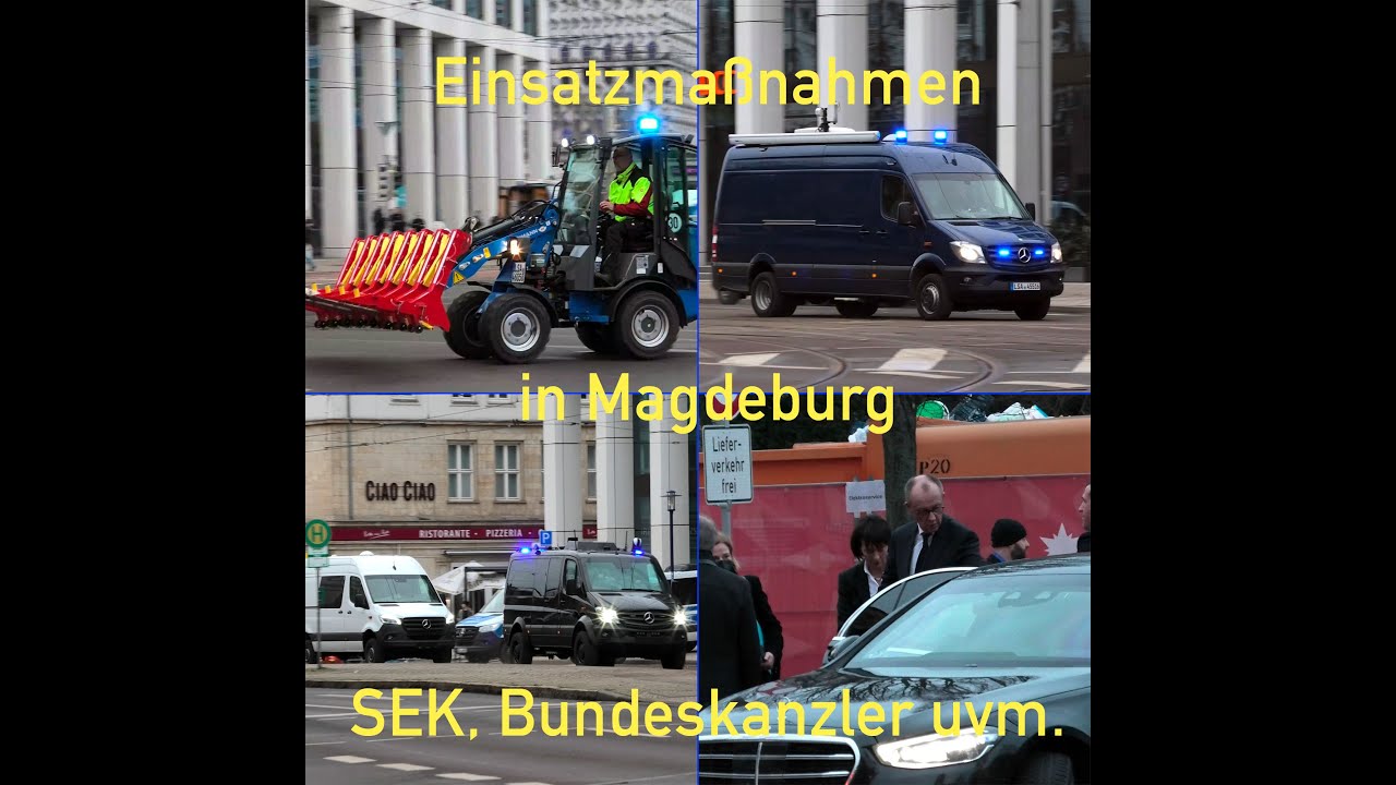 Magdeburg: Polizeiliche Einsatzmaßnahmen bei Gedenkveranstaltung