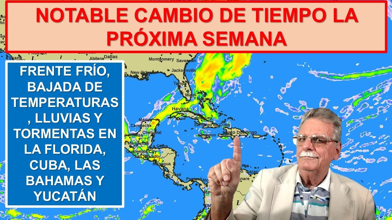NOTABLE CAMBIO DE TIEMPO PARA INICIOS DE LA SEMANA