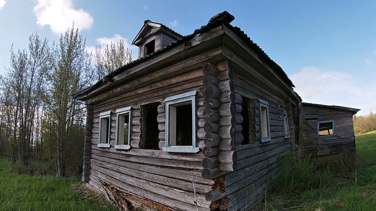 Безлюдные руины деревень на севере Костромской обл. под Солигаличем. Дорог нет! Весенние грибы.