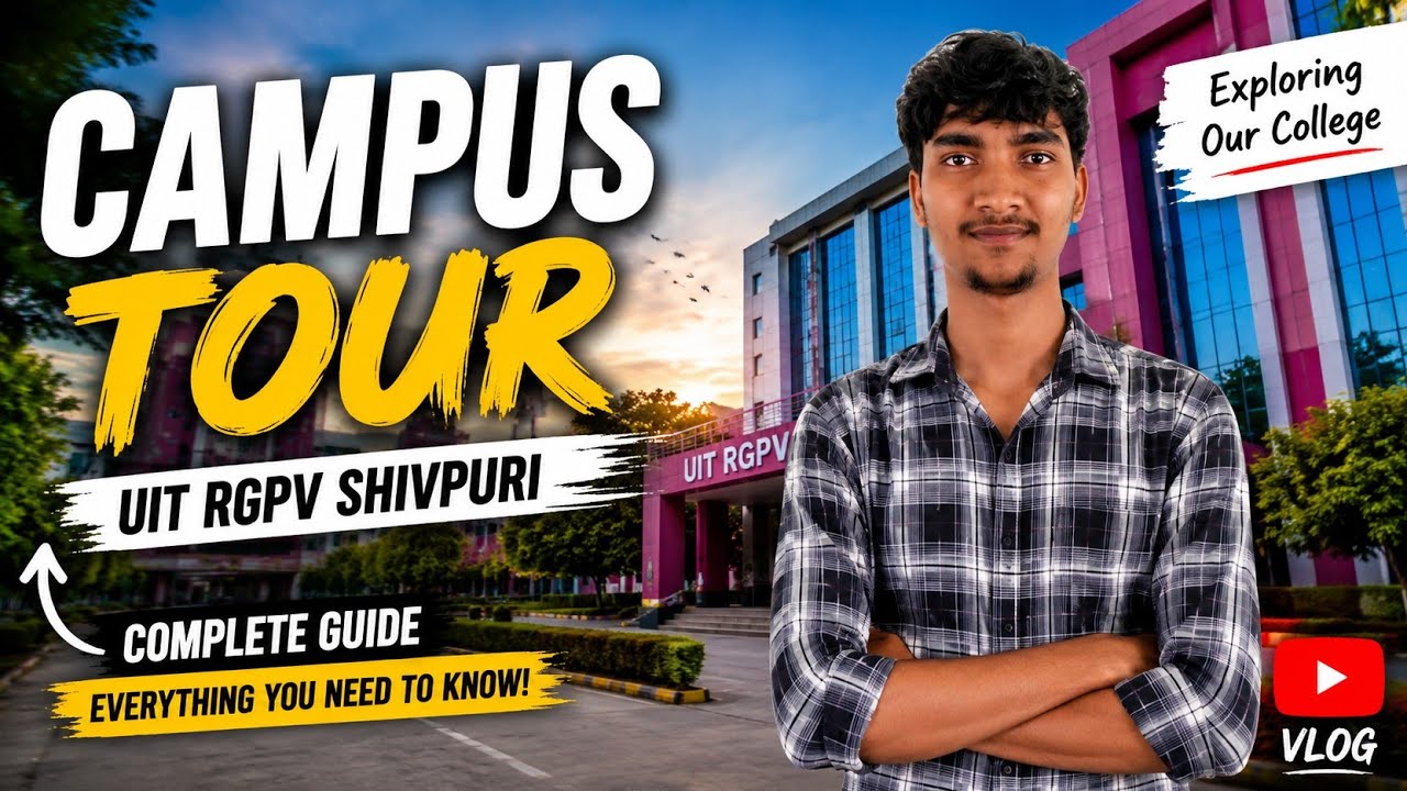 UIT RGPV SHIVPURI 🎓 Complete Campus Tour | Explore Every Corner of the Campus | College Life Vlog