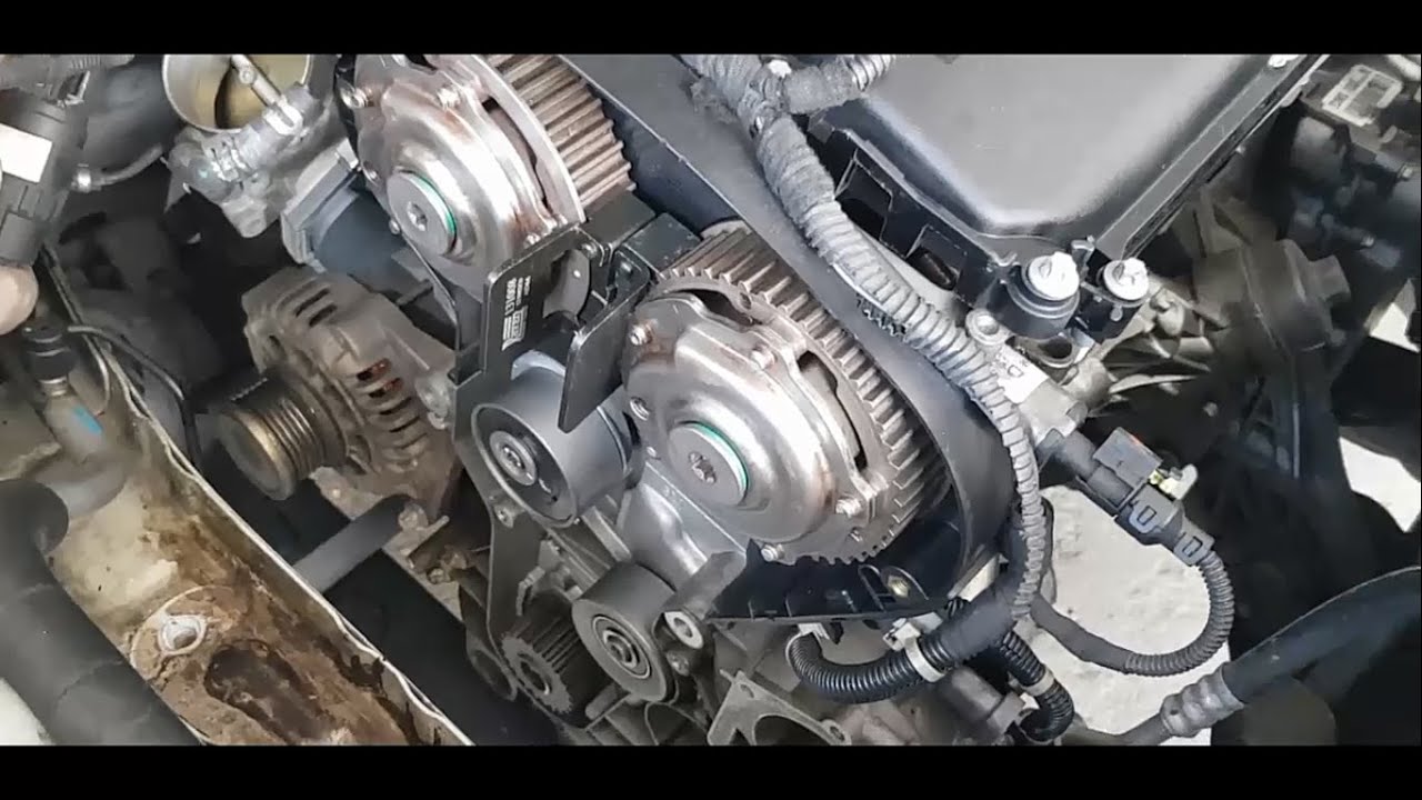 Troca da correia dentada do motor do Cruze 1.8 16v Ecotec Flex