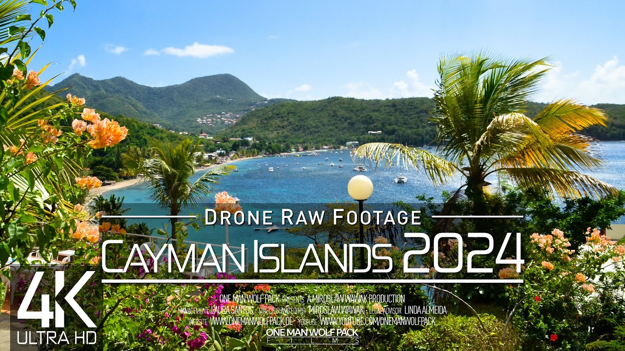 【4K】🇰🇾 Drone RAW Footage 🔥 These are the CAYMAN ISLANDS 2024🔥Grand Cayman & More🔥UltraHD Stock Video