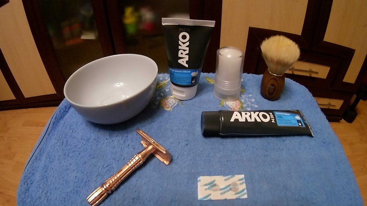 Бритье Лезвие Feather-Станок Kurt - Крем и крем после бритья ARKO.