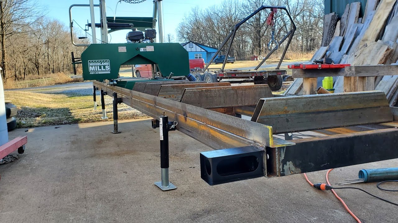 SAWMILL TRAILER BUILD PART1