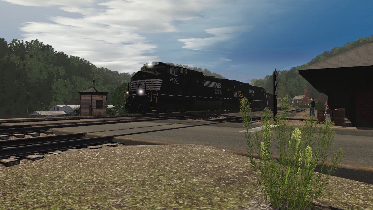 Trainz 2019 - NS 814 passing Parker