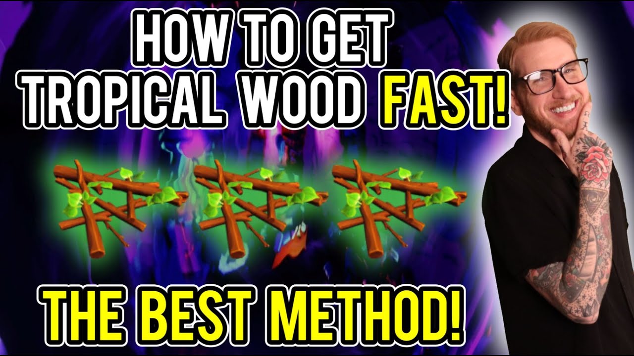 How to Get Tropical Wood FAST | The BEST Method | Disney Dreamlight Valley