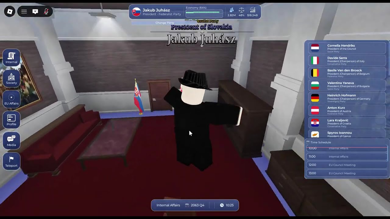 Roblox Statecraft: [Slovakia] Season 1 episode 1 - 20