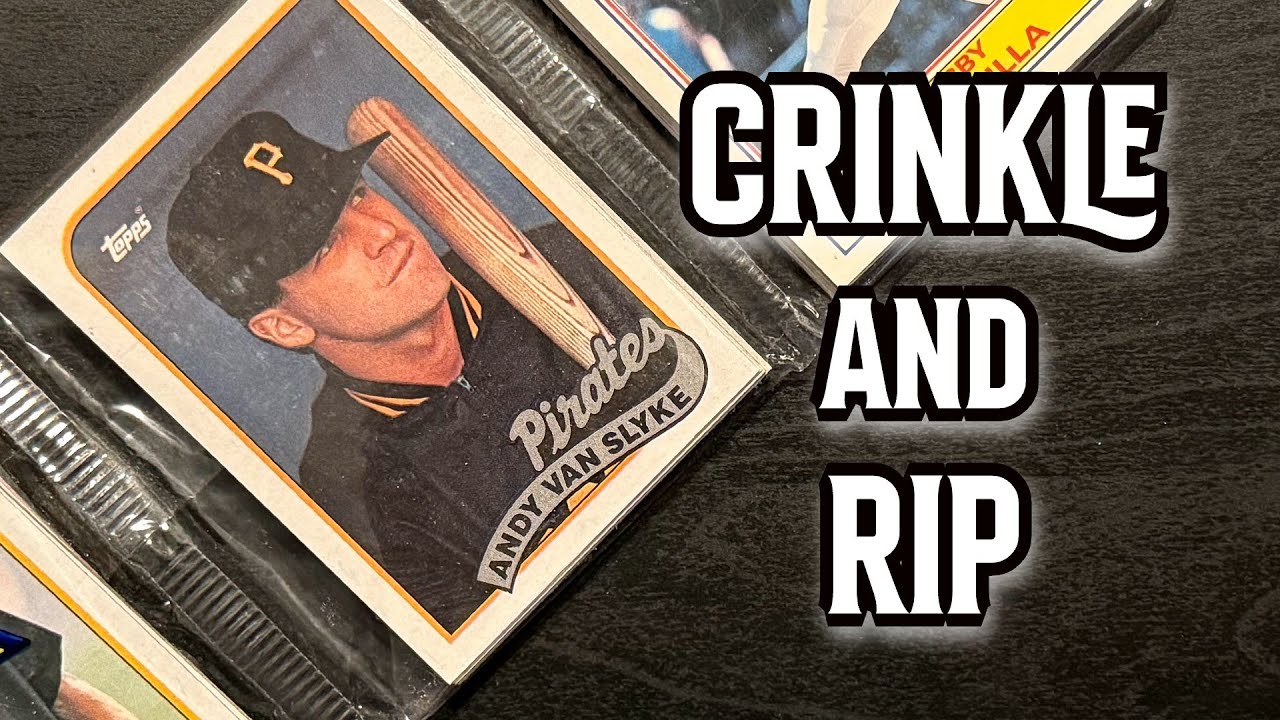 The best ASMR crinkles come from baseball card rack packs! | Sports Card ASMR