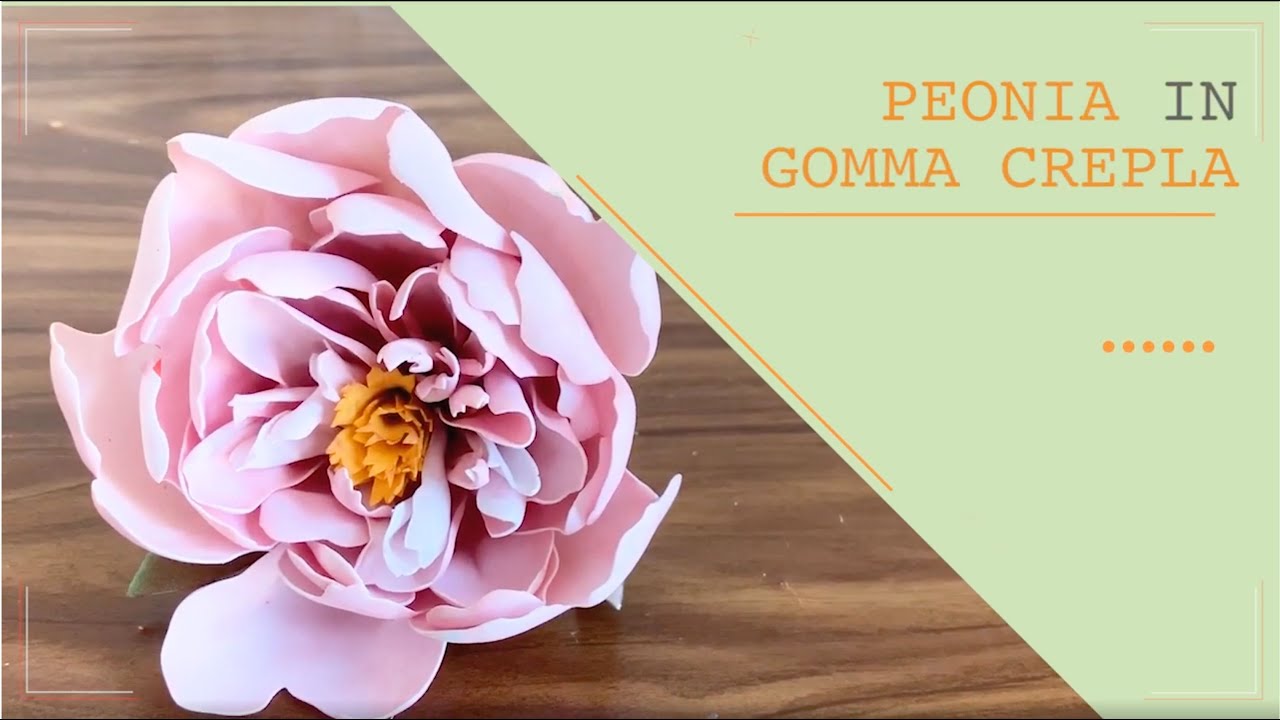 Tutorial : Peonia in gomma crepla
