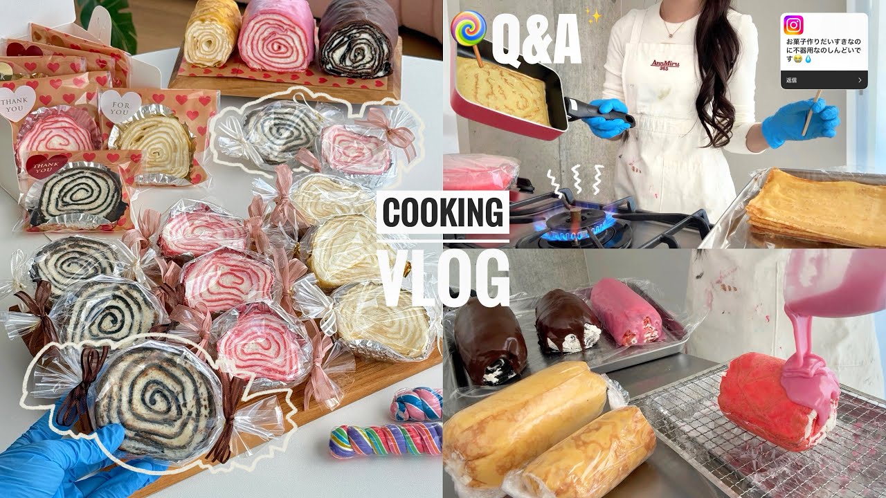 \無双確定/オーブン無しでキャンディーミルクレープ🍬ﾊﾞﾚﾝﾀｲﾝQ&Aで盛り上がる23歳ﾊﾟﾃｨｼｴの日常🏠🍫