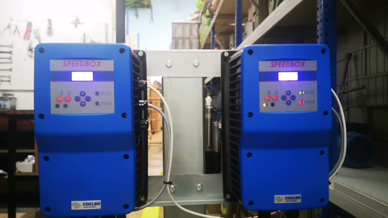 Grupo de pressão com variação velocidade para aumento de pressão na rede de abastecimento de água.