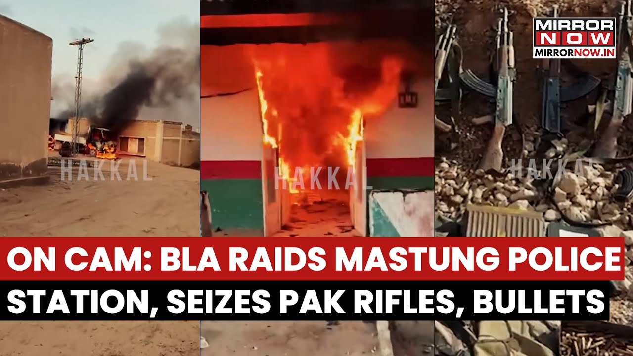 Balochistan: BLA Raids Mastung Police Station, Seizes Pakistani Rifles, Bullets: On Cam | Watch