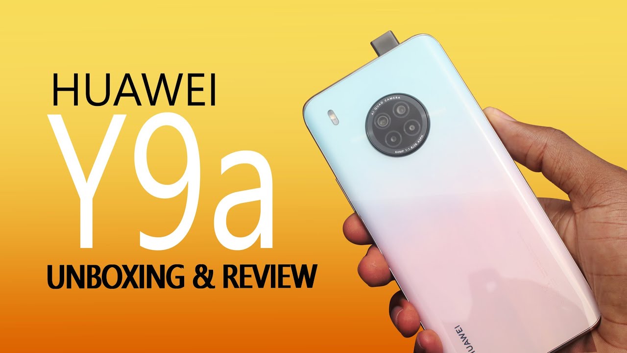 Распаковка и подробный обзор HUAWEI Y9a на английском языке