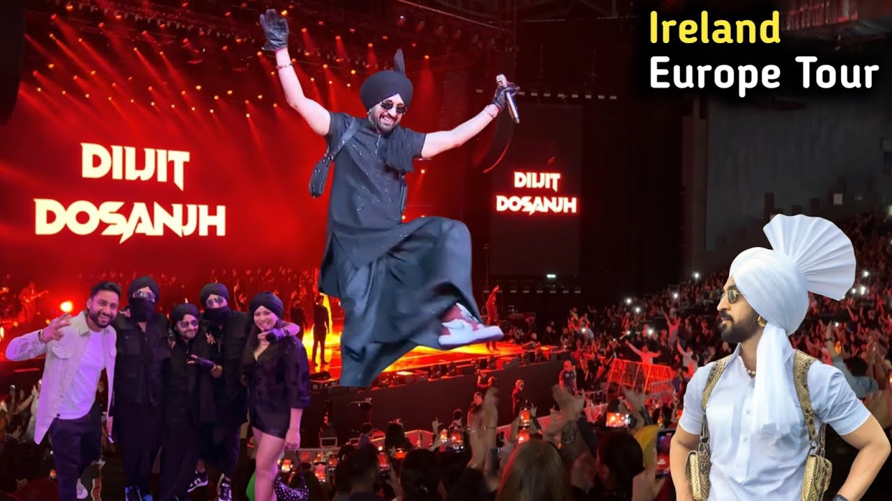 Diljit Dosanjh Live Show In Ireland Dublin 2024🤩