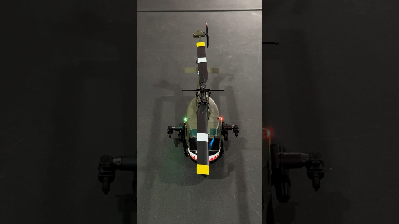 Sights & Sounds of a Mini RC UH-1 Huey