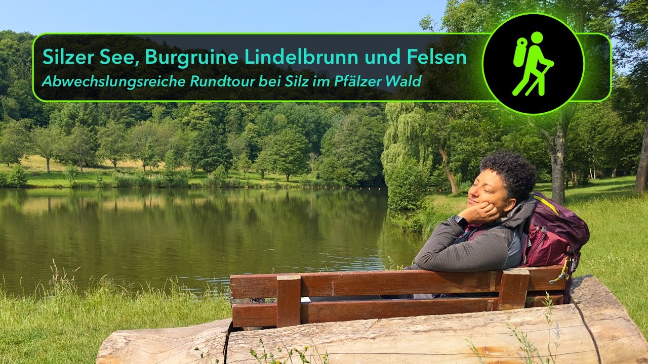 Von einer abenteuerlichen Leiter, ein idyllischer See und schroffe Felsen. Naturpark Pfälzerwald