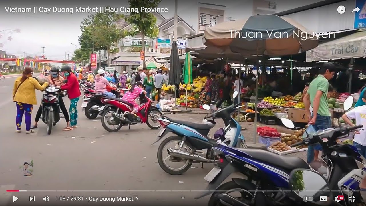 Vietnam || Cay Duong Market on the Lunar New Year 2021 || Hau Giang