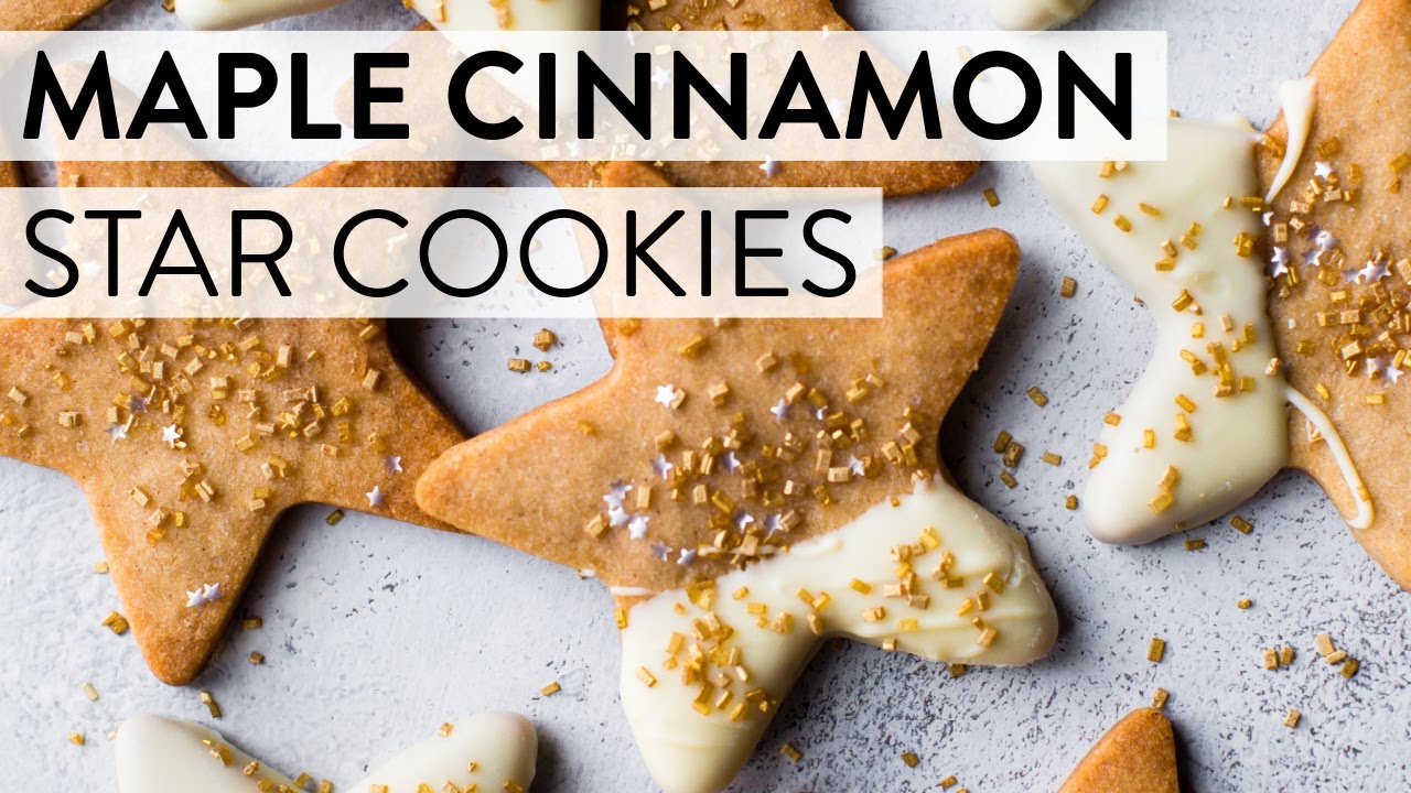 Maple Cinnamon Star Cookies | Sally's Baking