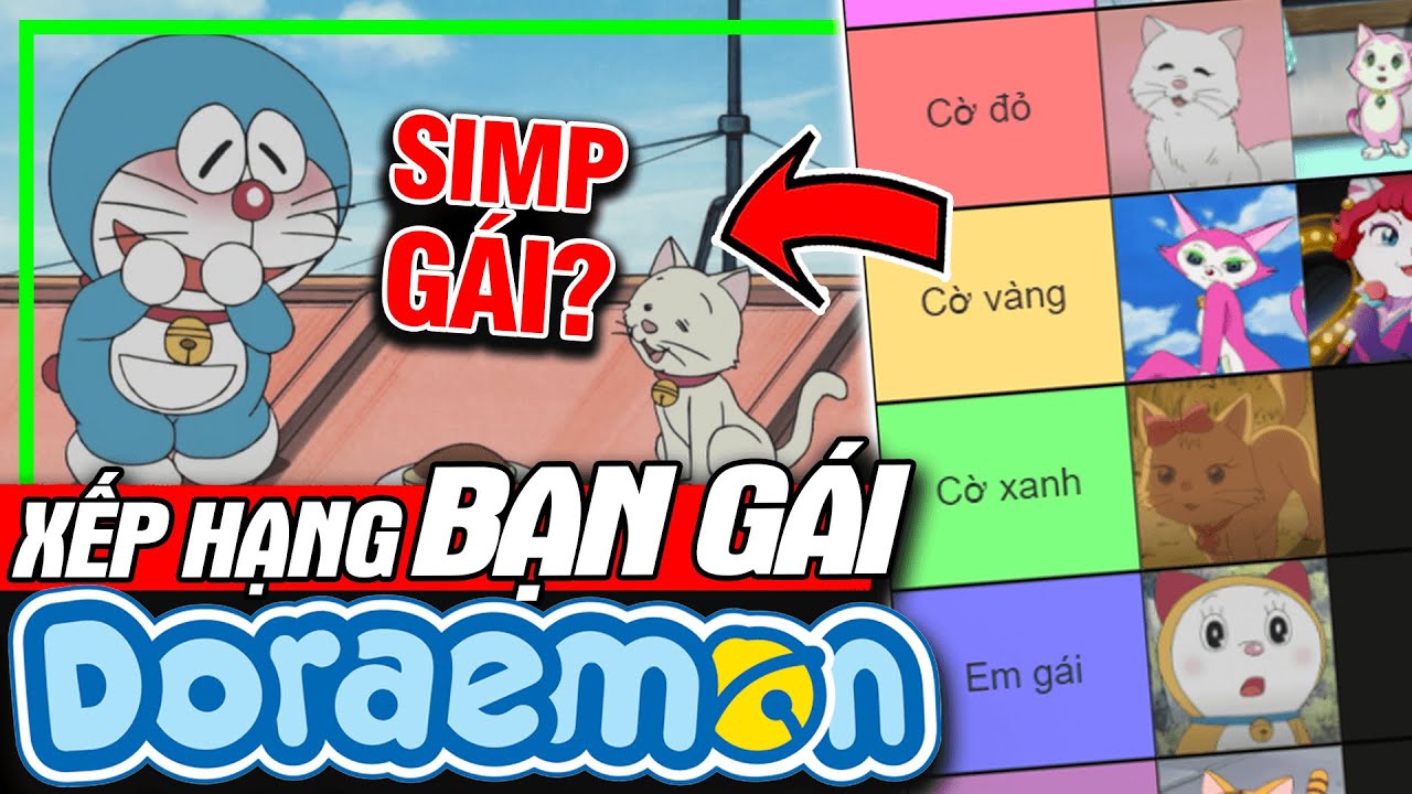 DORAEMON: Xếp Hạng Bạn Gái Của Mèo Máy - Ai Là Người Xinh Nhất? | meXINE