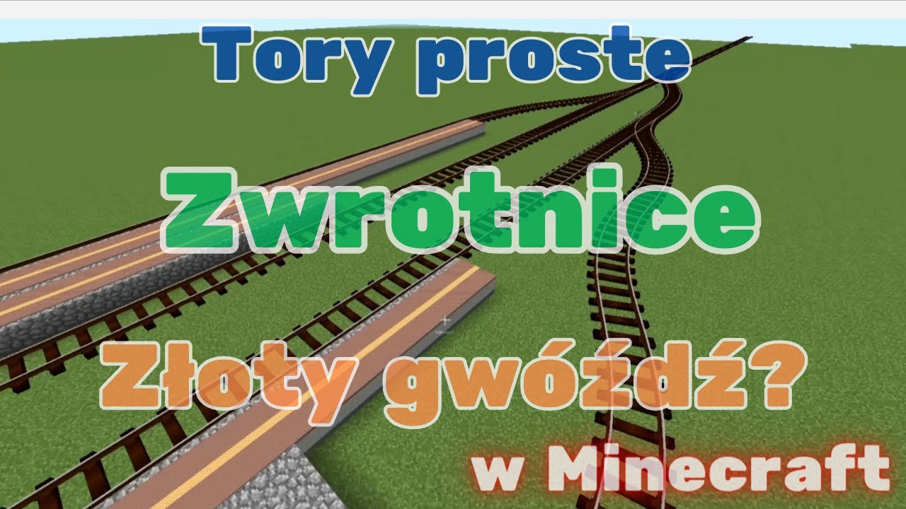 Jak budować tory w Immersive Railroading 1.12.2 #minecraft ?