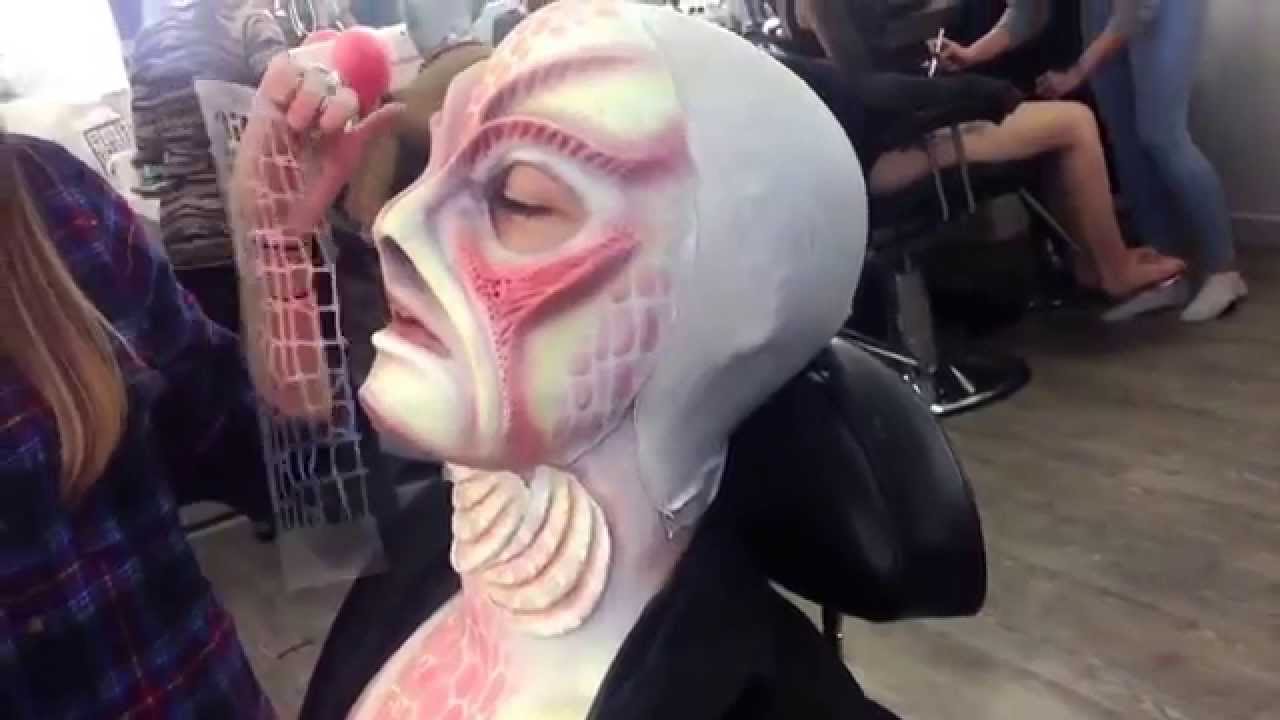SFX with Darren Longthorne and prosthetics at Bath Academy of Media Makeup @bammakeup