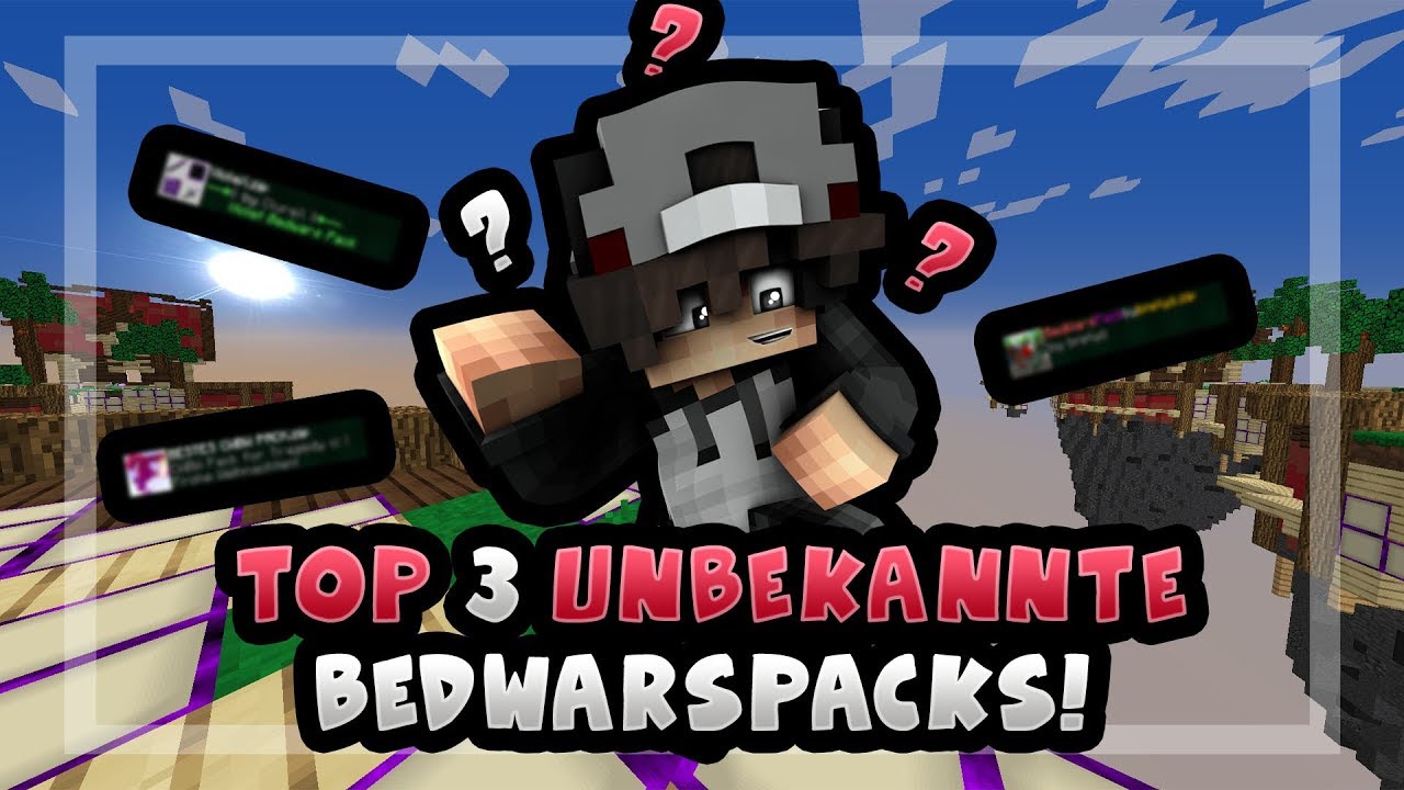 TOP 3 UNBEKANNTE BEDWARS TEXTURE PACKS! 😍 [Heftige Packs!] | zHxpee
