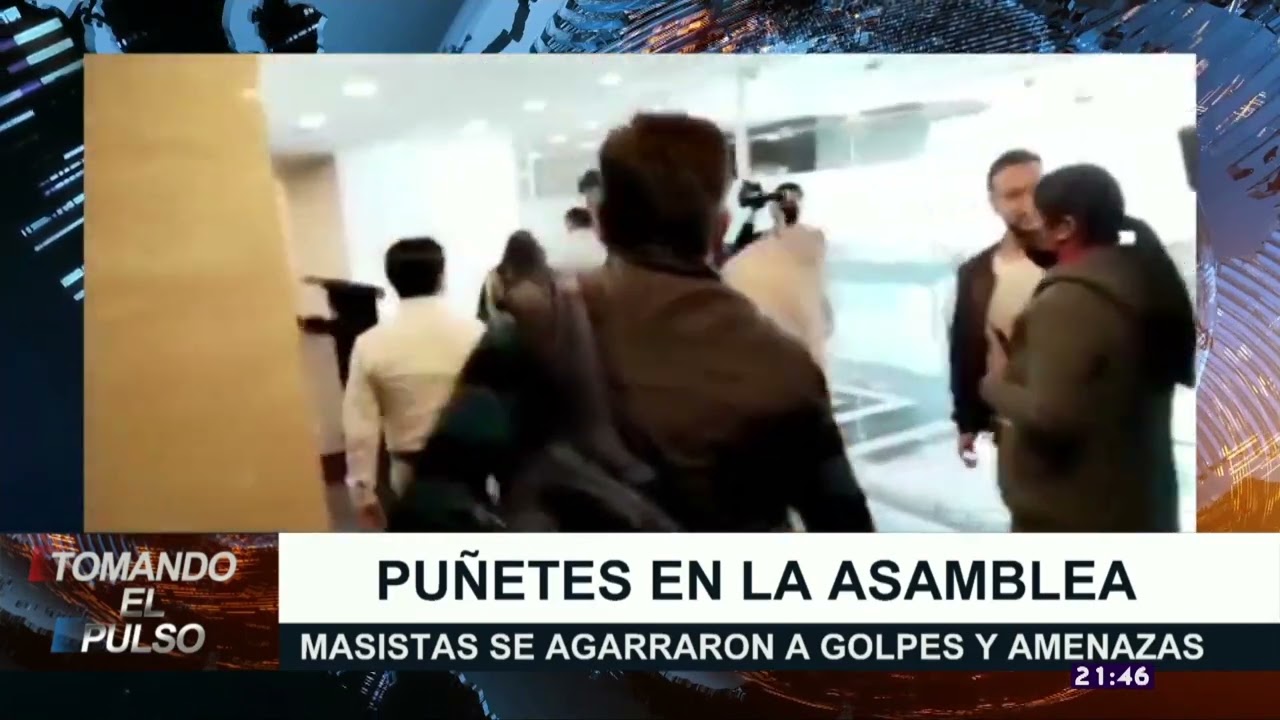 Pu&ntilde;etes en la Asamblea. Masistas se agarraron a golpes y amenazas.