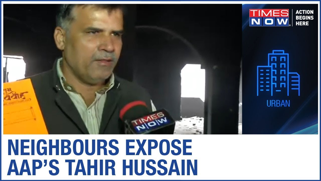 Neighbours allege AAP councillor Tahir Hussain's involvement in IB official Ankit Sharma's murder